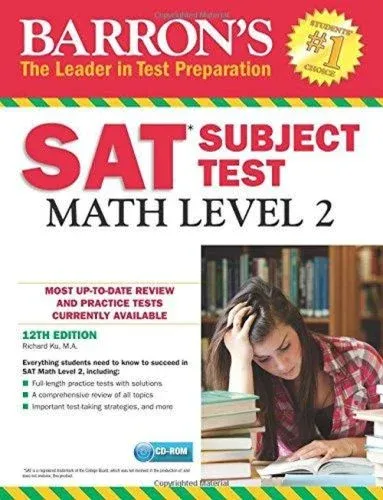 Barron's SAT Subject Test Math Level 2 with CD ROM, 12th Edition