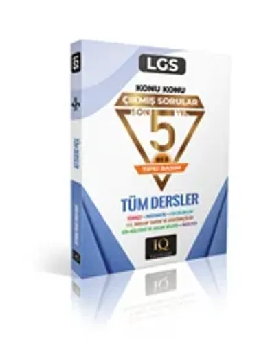 IQ YAY.LGS TÜM DERSLER KONU KONU ÇIKMIŞ SORU.20-24