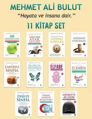 Mehmet Ali Bulut Kitapları Seti 12 Kitap