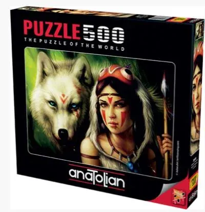 Anatolian Puzzle 500 Parça Savaşçı Prenses 3600 Kolektif Anatolian Puzzle 500 Parça Savaşçı Prenses 3600 Kolektif