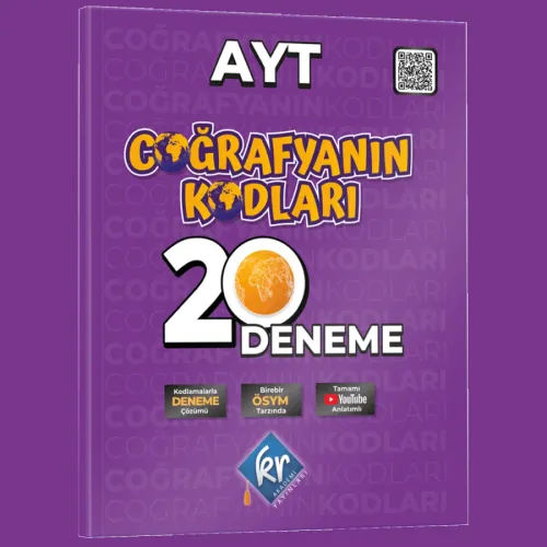 KR Akademi AYT Coğrafyanın Kodları Çözümlü 20 Deneme