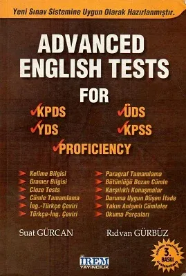 Advanced English Tests For KPDS YDS ÜDS KPSS Proficiency