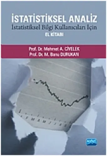 İstatiksel Analiz İstatiksel Bilgi Kullanıcıları İçin El Kitabı