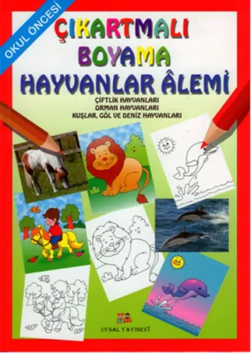 Çıkartmalı Boyama - Hayvanlar Alemi