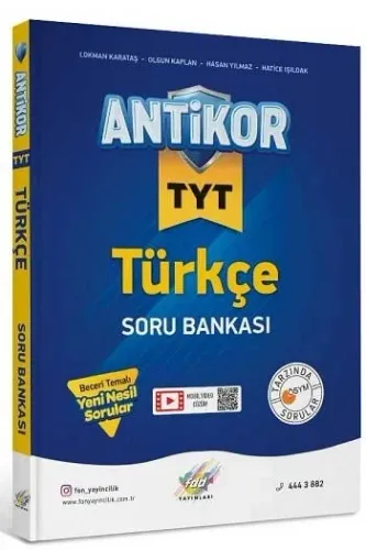 ​FDD Yayınları TYT Antikor Türkçe Soru Bankası