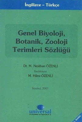 Genel Biyoloji, Botanik, Zooloji Terimleri Sözlüğü İngilizce - Türkçe