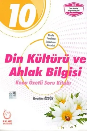 Palme Yayınları 10. Sınıf Din Kültürü ve Ahlak Bilgisi Konu Özetli Soru Kitabı