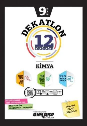 9. Sınıf Dekatlon Kimya 12 Deneme
