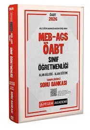 PEGEM 2025 MEB-AGS-ÖABT SINIF ÖĞRETMENLİĞİ TAMAMI ÇÖZÜMLÜ SORU BANKASI    