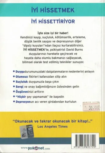 İyi Hissetmek David Burns Psikokent
