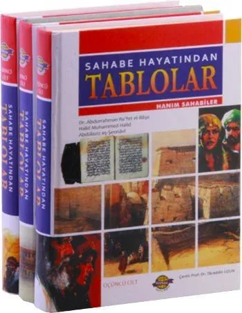 Sahabe Hayatından Tablolar 3 Cilt Takım Abdurrahman Rafet Paşa - عبد ا