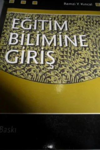 Eğitim Bilimine Giriş