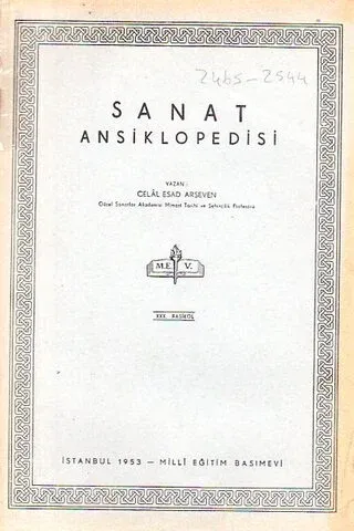Sanat Ansiklopedisi 1953 / XXX. Fasikül