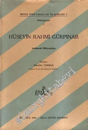 Hüseyin Rahmi Gürpınar: Açıklamalı Bibliyografya -        1966