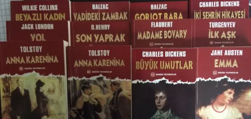 Dünya Klasikleri Seti 12 Kitap Kollektif Engin Yayınevi %48 indirimli