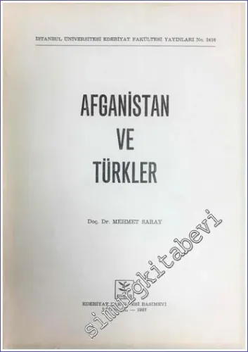 Afganistan ve Türkler -        1987