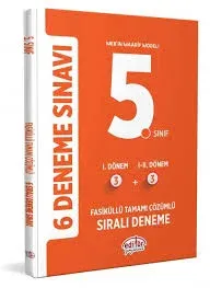 EDİTÖR 5. SINIF VIP MAARİF MODELİ 6 SIRALI DENEME