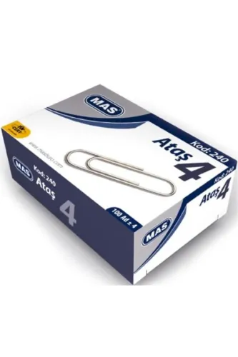 MAS ATAŞ NO:4 NİKEL KAPLI 100 LÜ