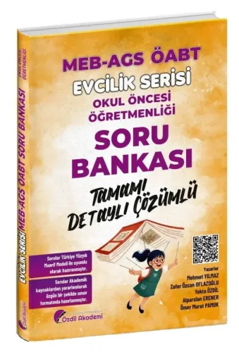 Özdil Akademi ÖABT MEB-AGS Okul Öncesi Öğretmenliği Soru Bankası Çözümlü Evcilik Serisi