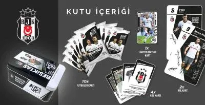 Beşiktaş 2017-18 Kick Off Box Sezon Taraftar Kartları - İADESİZ