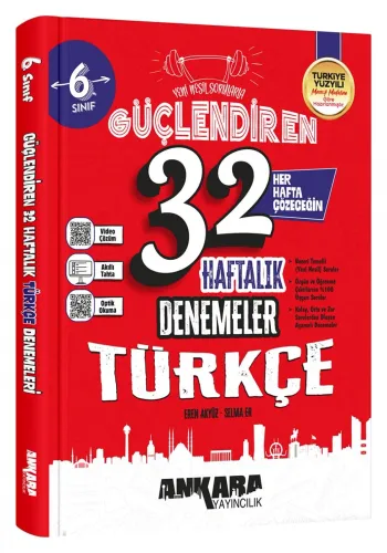 ANKARA YAY. 6.SINIF GÜÇ. 32 HAFTALIK TÜRKÇE DENEMELERİ 2027
