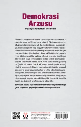 Demokrasi Arzusu Ali Yaşar Sarıbay Demokrasi Arzusu Ali Yaşar Sarıbay