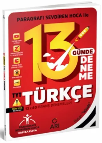 13 Günde TYT Türkçe Deneme Hamza Kaya