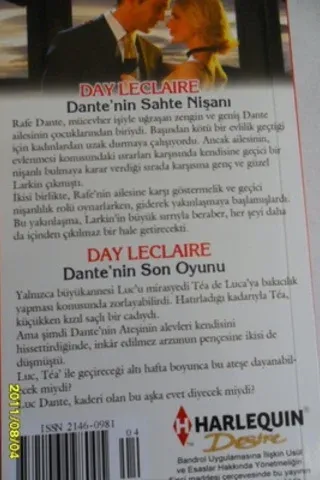 Dante'nin Son Oyunu / Dante'nin Sahte Nişanı - 04 Day Leclaire Dante'nin Son Oyunu / Dante'nin Sahte Nişanı - 04 Day Leclaire