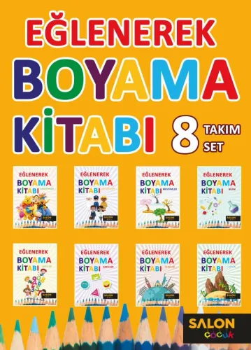 Eğlenerek Boyama (8 Takım Set)-1