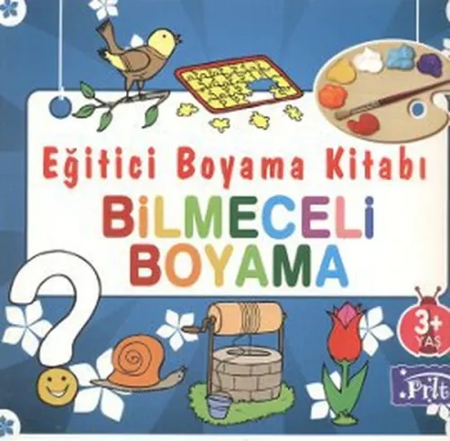 Eğitici Boyama Kitabı - Bilmeceli Boyama; 3 Yaş Üstü
