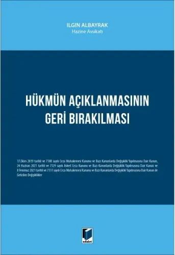 Hükmün Açıklanmasının Geri Bırakılması