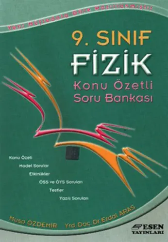 Esen Yayınları 9. Sınıf Fizik Konu Özetli Soru Bankası Esen