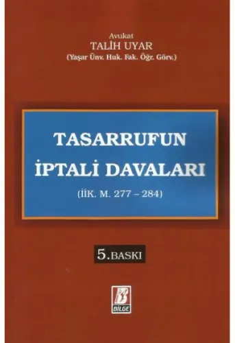 Tasarrufun İptali Davaları