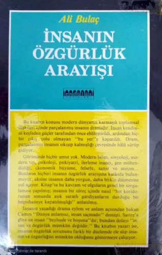 İnsanın Özgürlük Arayışı Ali Bulaç Endülüs Yayınları %54 indirimli