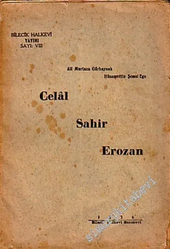 Celal Sahir Erozan -        1936