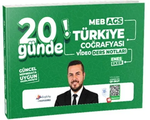 Dizgi Kitap Yayınları 2027 MEB AGS 20 Günde Türkiye Coğrafyası Video D