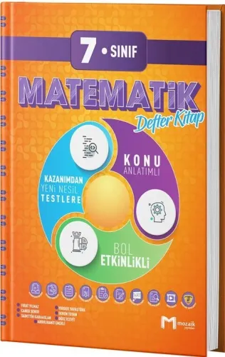 Mozaik 7. Sınıf Matematik İntro Defter Kitap