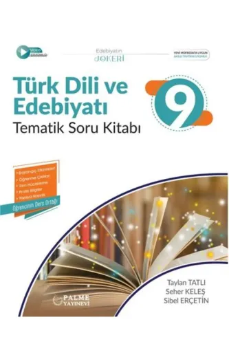 PALME 9.Sınıf JOKER TÜRK DİLİ VE EDEBİYATI TEMATİK Soru Kitabı