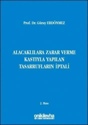 Alacaklılara Zarar Verme Kastıyla Yapılan Tasarrufların İptali