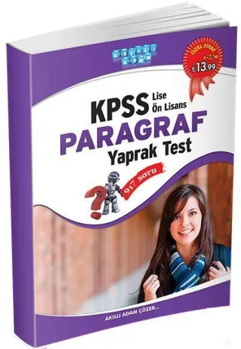 Akıllı Adam KPSS Lise Ön Lisans Paragraf Yaprak Test