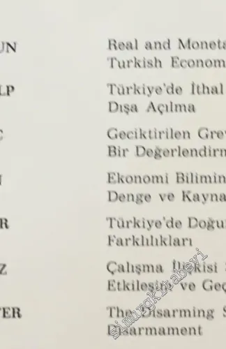 ODTÜ Gelişme Dergisi - METU Studies in Development - Sayı: 1 / 2  Cilt: 7