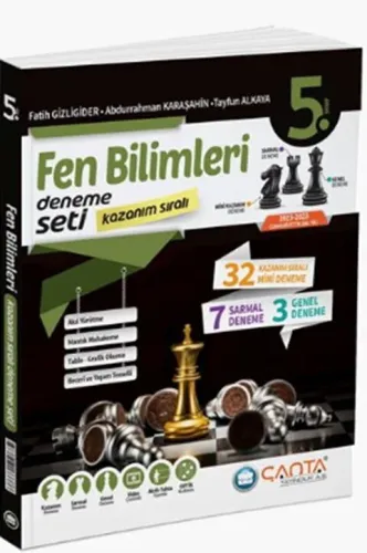 Çanta Yayınları 5. Sınıf Fen Bilimleri Kazanım Sıralı Deneme Seti