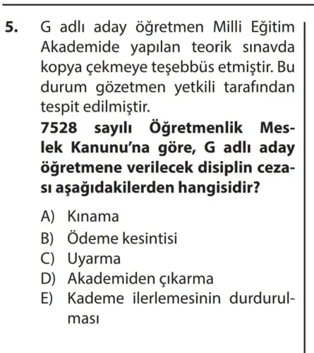 MEB AGS Mevzuat Soru Bankası