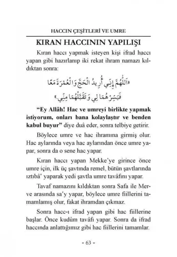 Hac ve Umre Ahkamı