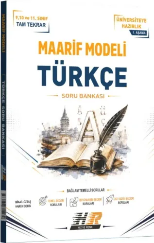 Hız ve Renk Yayınları Türkçe Maarif Modeli 1. Aşama Soru Bankası