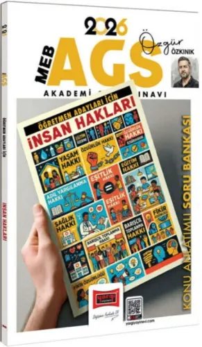 Yargı Yayınları 2026 MEB AGS Öğretmen Adayları İçin İnsan Hakları Konu