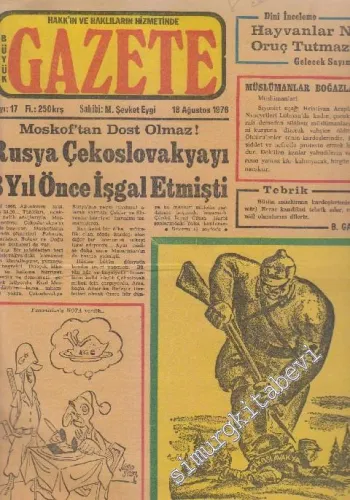 Büyük Gazete  - Sayı: 17      Ağustos 1976