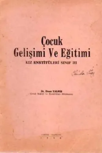 Çocuk Gelişimi ve Eğitimi Sınıf III