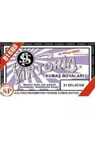 VİKTORİA TOZ KUMAŞ BOYASI EFLATUN 31