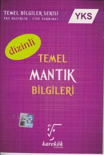 Karekök Yayınları YKS Temel Mantık Bilgileri Dizinli Karekök